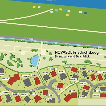 Friedrichskoog-Deichblick 5 Villa Eksteriør bilde